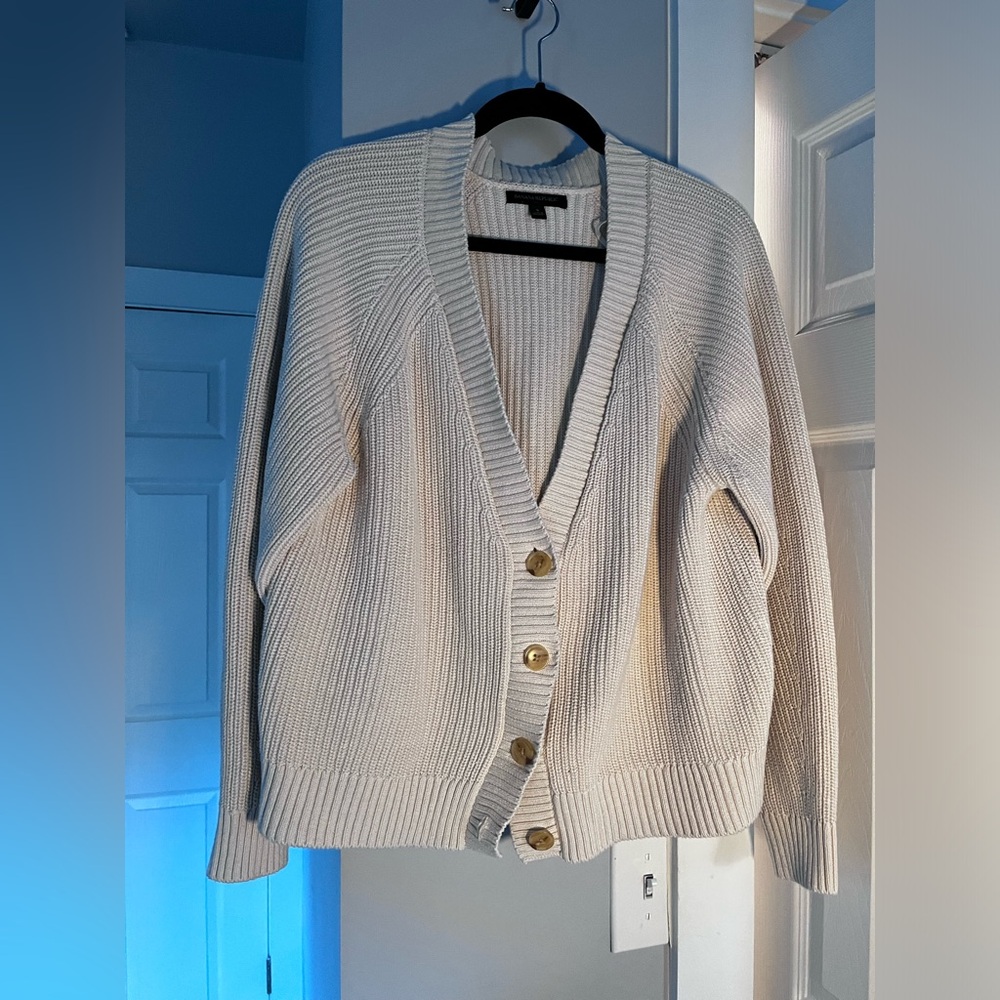 Banana republic cream oversized knit